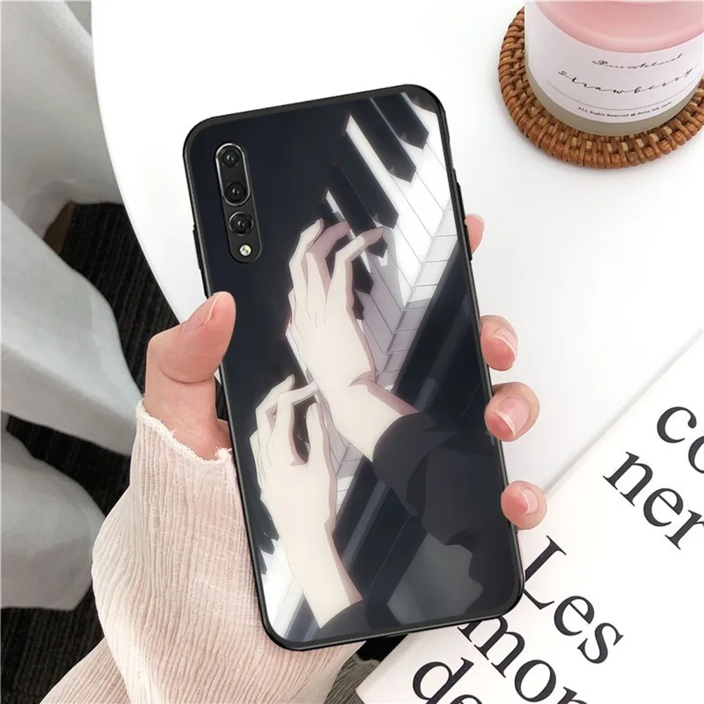 Music Piano Keyboard Phone Case For Huawei P 8 9 10 20 30 40 50 Pro Lite Psmart Honor 10 Lite 70 Mate 20lite