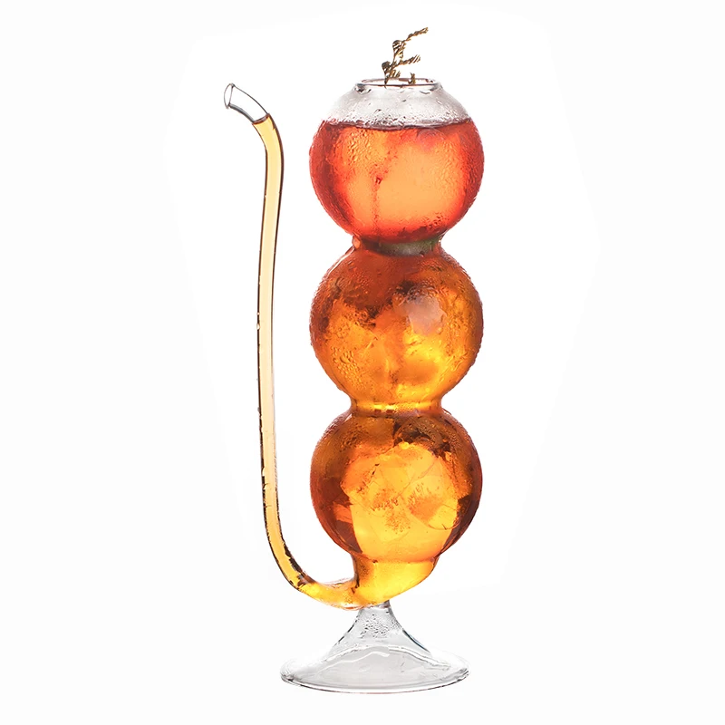 Tall Creative Wine Glass Long Drink Golf Cup Long Island Iced Tea Cup Bar Straw Cup