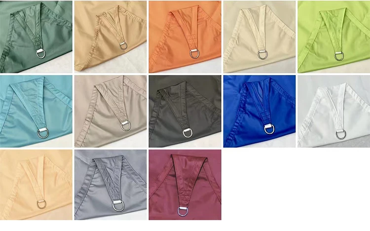 Patio Balcony Outdoor Rectangle Polyester Waterproof Durable Weatherproof Sun Shade Sails