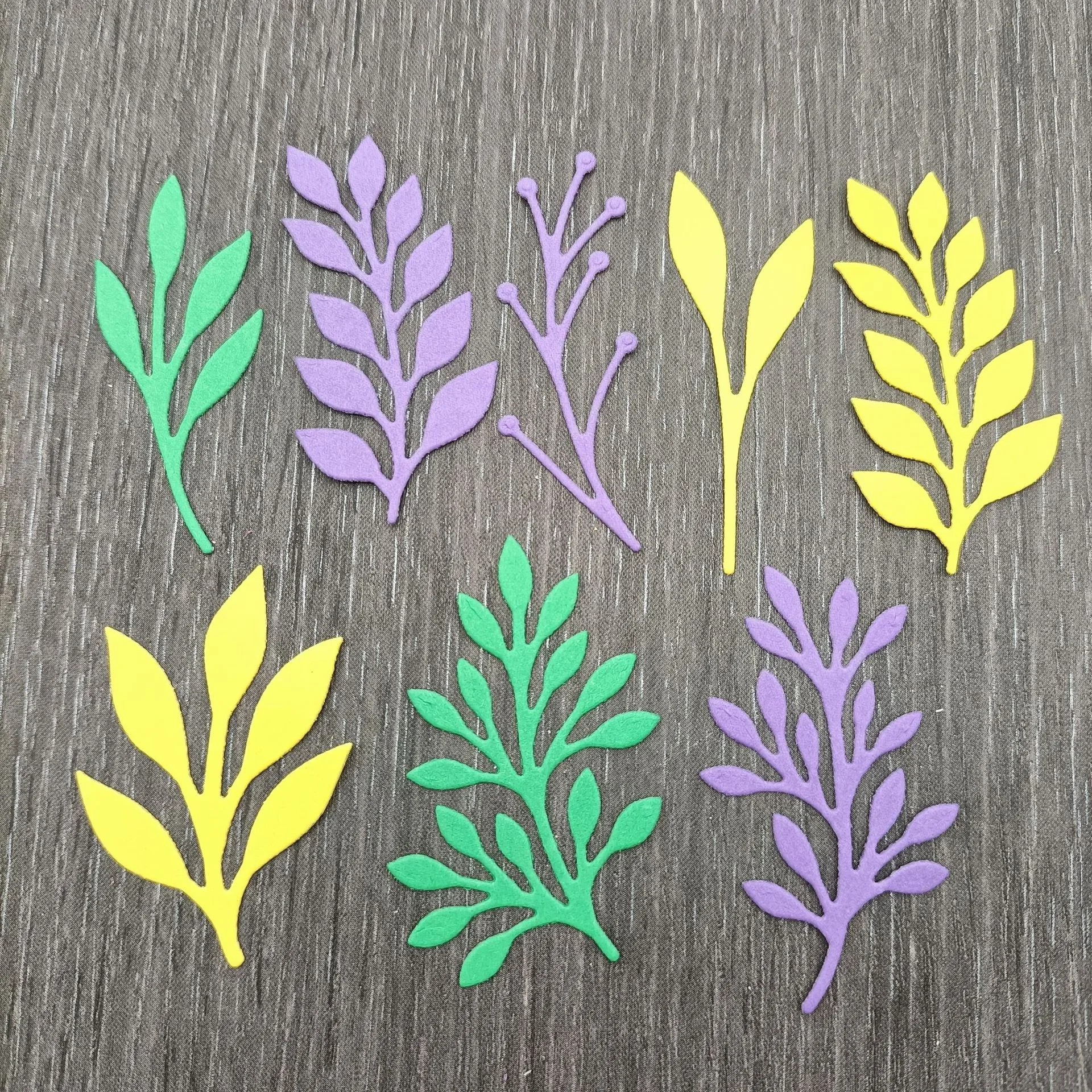 Plant Petal Cutting Leaves Metal Cutting Dies Craft Stamps Die Cut Embossing Card Make Stencil