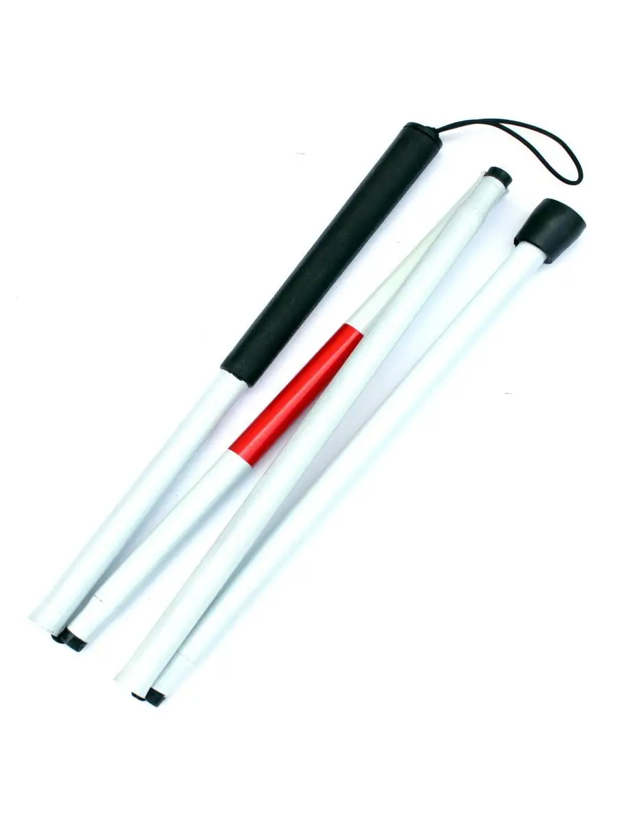 Aluminum alloy folding cane blind adjustable  blind telescopic guide