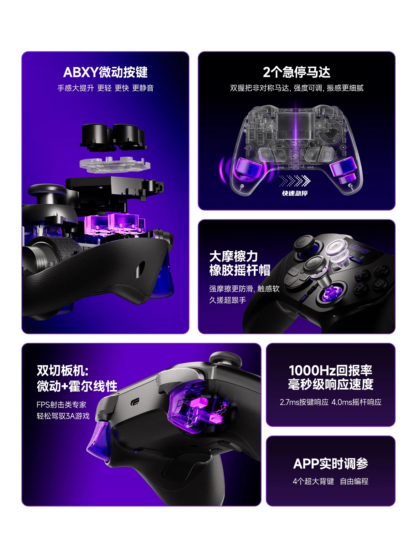 LeadJoy XENO Plus Wireless Gaming Controller FPS Motion Control