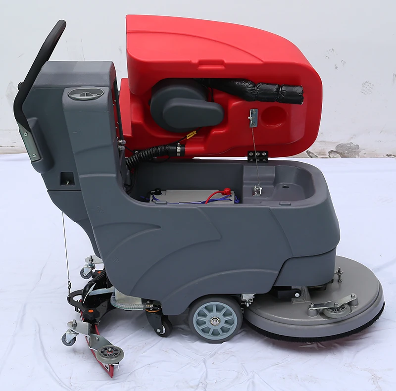 Electric Equipment Floor Scrubber Dryer Hand Push Floor Cleaning Machine