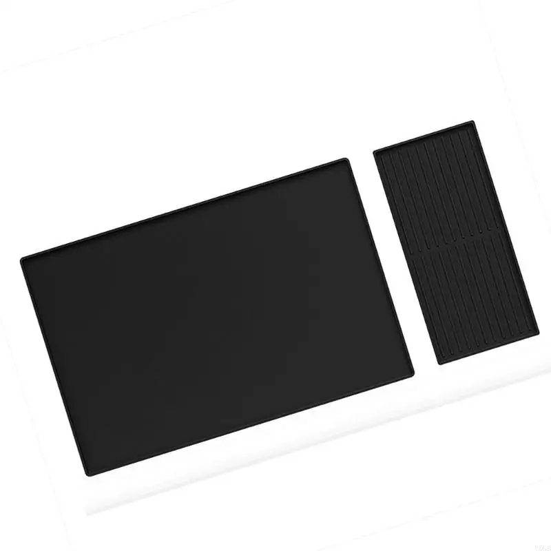 Silicone Coffee Machine Pad Mat Combination Slip Resistant Base Fast Drying Feature for Home Kitchen Counter Restaurants Y5GB