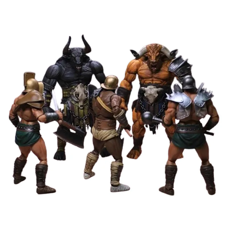 

20cm Fight For Glory Figures Greek Combatants Kasos Action Figure Pvc Statue Collection Models Decoration Children'S Gifts Toy