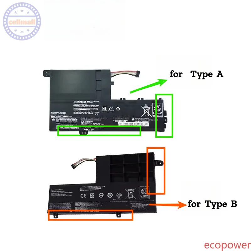Brand New Laptop Battery L15C2PB1 L15L2PB1 L15M2PB1 L14C2P21 L14L2P21 L14M2P21 for LENOVO IdeaPad Yoga 510 510-14IKB 520-14IKB