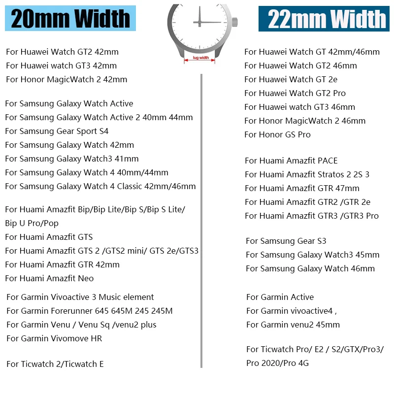 20 مللي متر 22 مللي متر لينة حزام ساعة سيليكون الفرقة ل Garmin Venu SQ Forerunner 245 متر 645 متر معصمه ل Vivoactive 3 سوار Correa