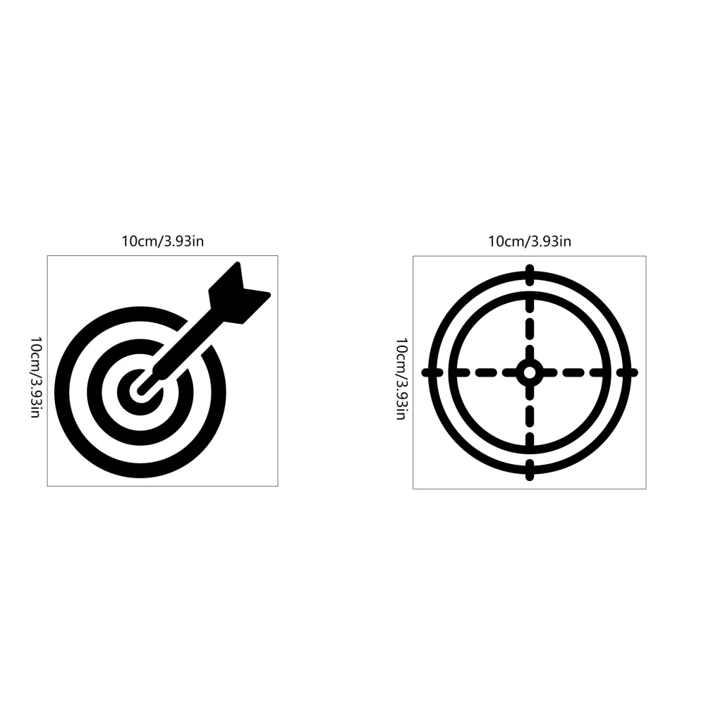 1Pc Creative Hit The Target Wc Stickers Huisdecoratie Muurschildering Kunst Poster Pvc Diy Sticker Op De Muur