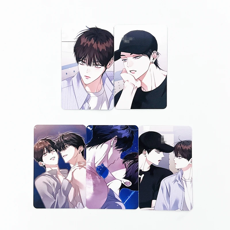 5PCS 한국 만화 에이틴의 침대 포토 카드 세트 - Kangjun & Yohan Collectible LOMO 카드 코스프레 선물