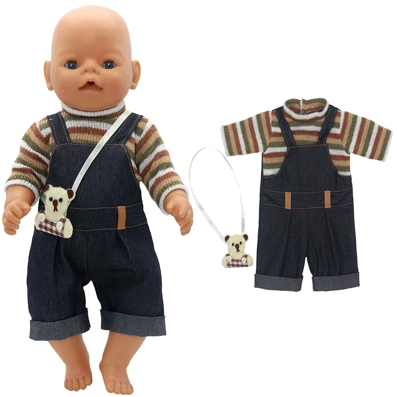 Baby Doll Boy Clothes 43 Cm Reborn Baby Doll Suit Children Girl Gifts Toys Wear