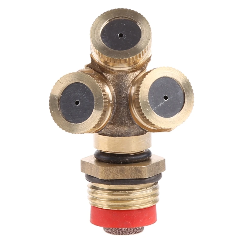 Brass Water Sprayer Nozzles Garden Sprinkler 3 Hole Nozzle Dropsale