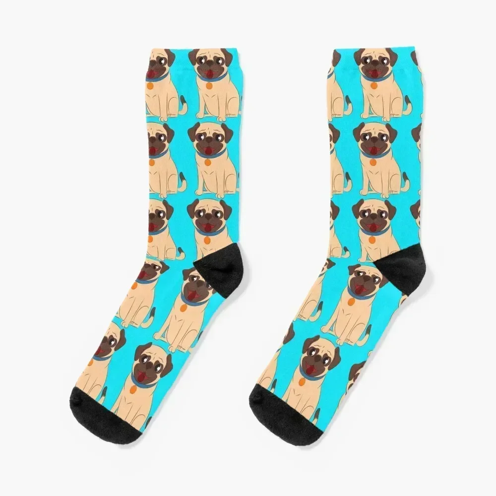 

Pug Socks Children's hip hop christmas gifts halloween Man Socks Women's