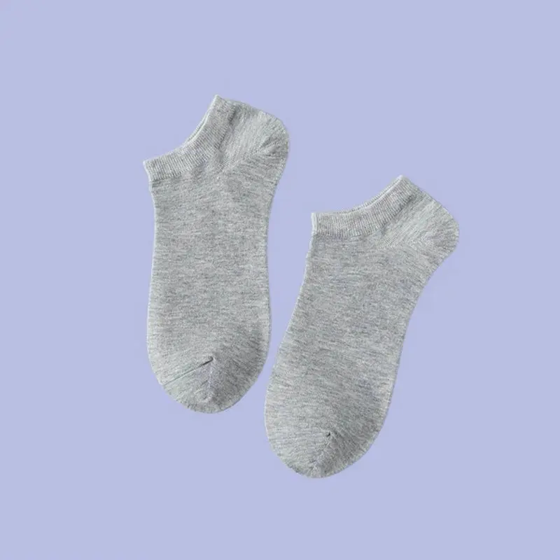 Chaussettes Courtes Décontractées Noires en Coton pour Homme, Dépistolet ant, Absorbant la Sueur, Nouvelle Collection Printemps et Été 5/10, 2024 Paires