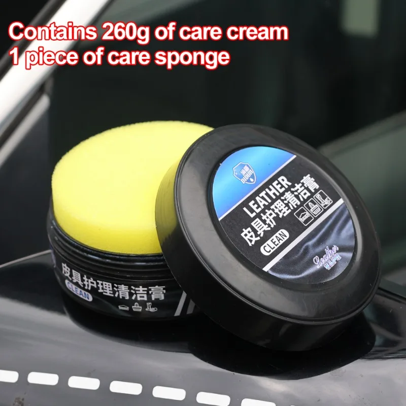 Car Leather Seat Maintenance Care Oil Multifunctional Cream Interior Polishing Stain Removal Refurbished Leather Sofa Cleaning