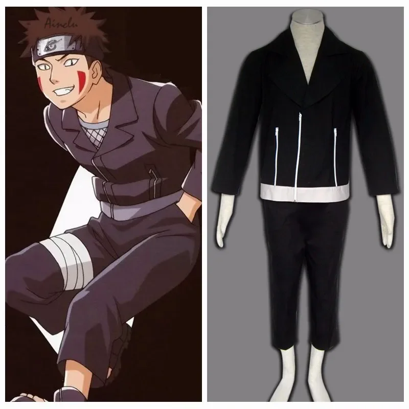 

Ainclu Hot Selling Anime Cosplay INUZUKA KIBA Costume For Halloween Christmas Customize for plus size adults