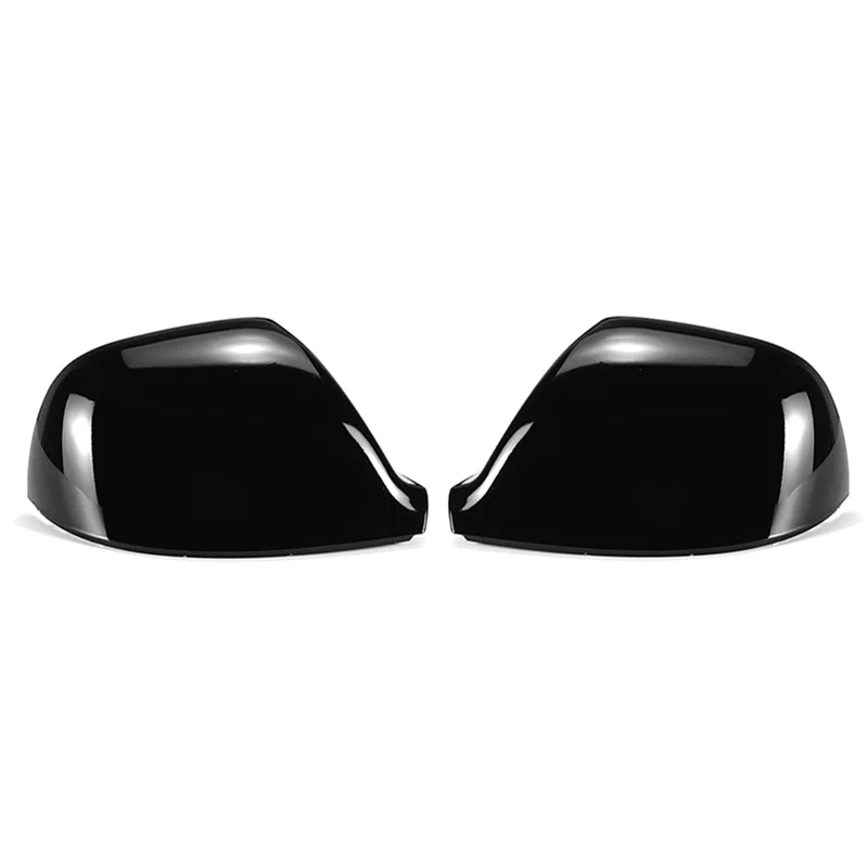 Car Bright Black Side Rearview Mirror Cap Cover Mirror Cover Direct for VW Transporter T5 T5.1 2010-2015 T6 2016-2019