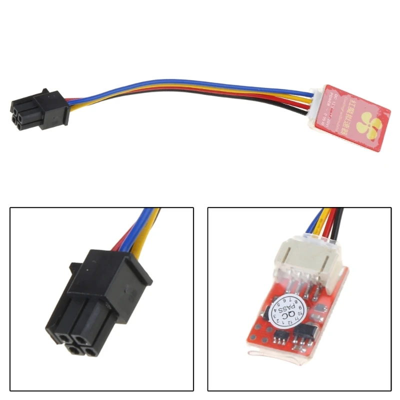 1PC 4-Pin Plug Red … - image