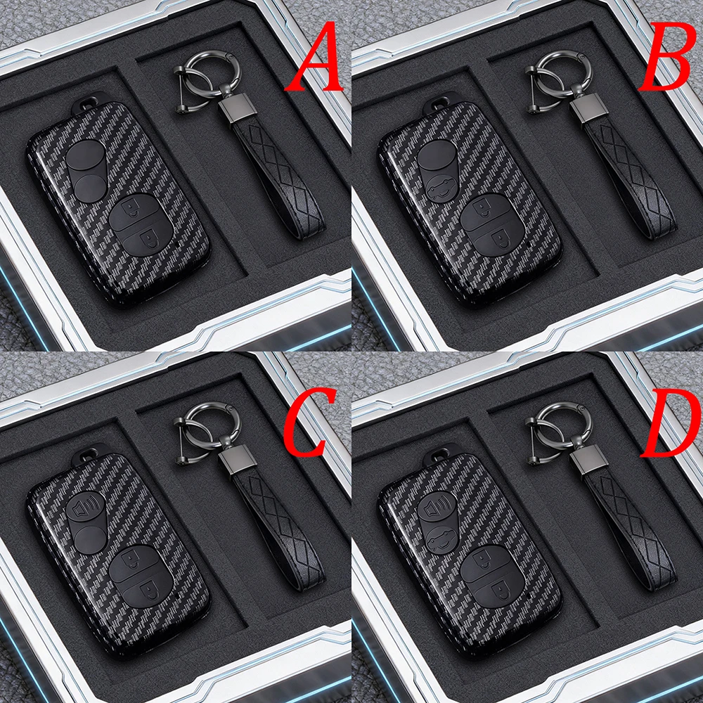 2 3 4 Button Car Key Case for Toyota Prius 30 Alpha Aqua Land Cruiser Auris for Lexus LC 200 Key Cover Holder Remote 2012 - 2014
