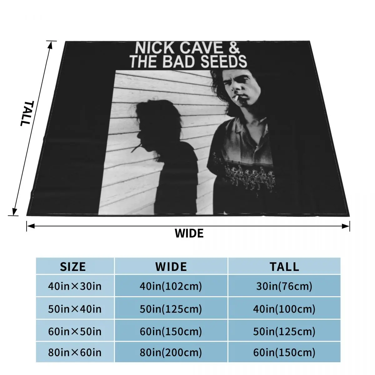 Nick Cave Throw Blanket Summer Beddings Giant Sofa Bed Fashionable Summer Blankets