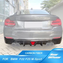 Carbon Fiber /FRP Car Rear Bumper Lip Diffuser for BMW F22 F23 M Sport Coupe Convertible 2013-2017 M235i M240i Rear Diffuser Lip