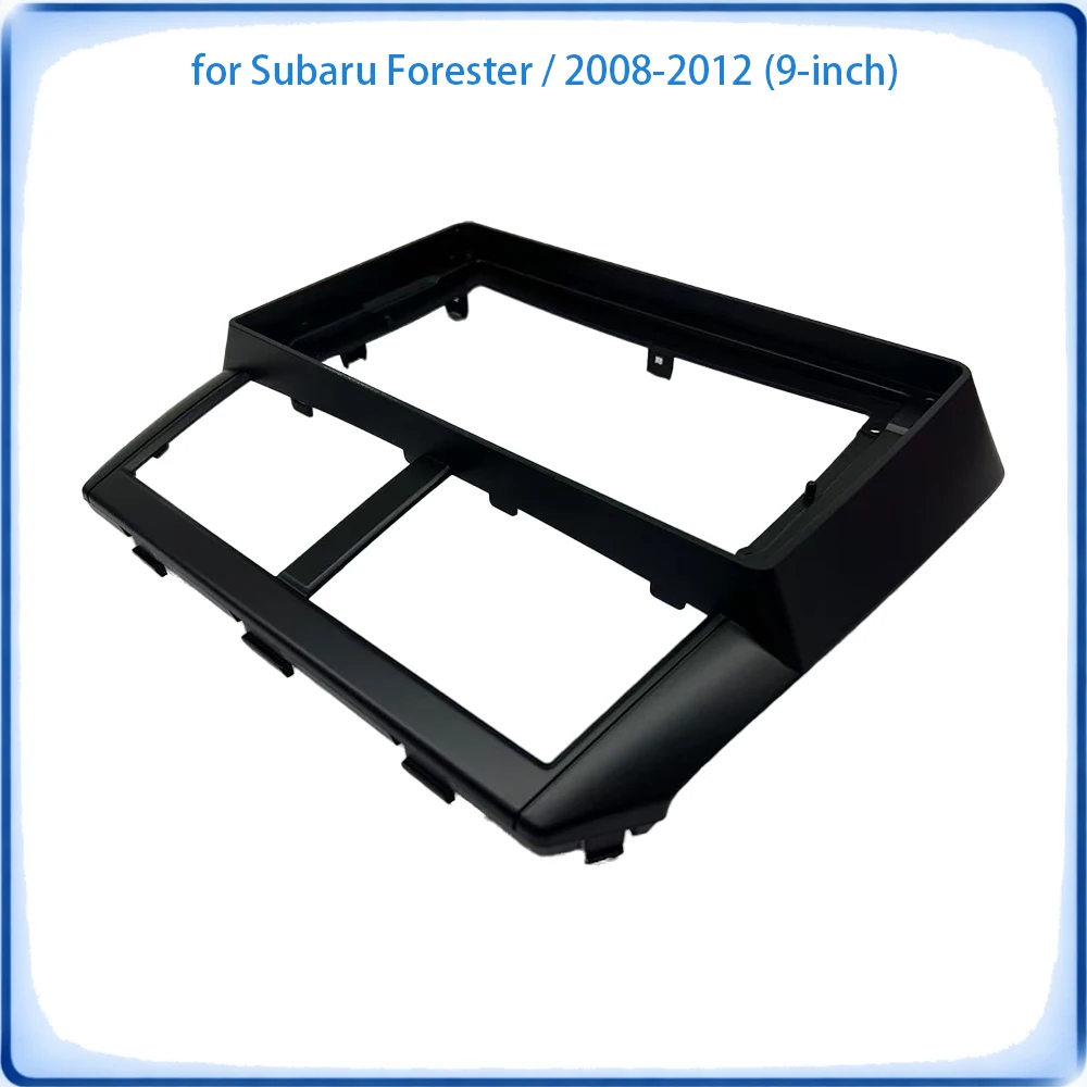 Car Radio Fascia Frame For Subaru Forester 3 SH Impreza WRX XV 2008-2012 9 inch Wiring Harness Power Cable Car Accessories