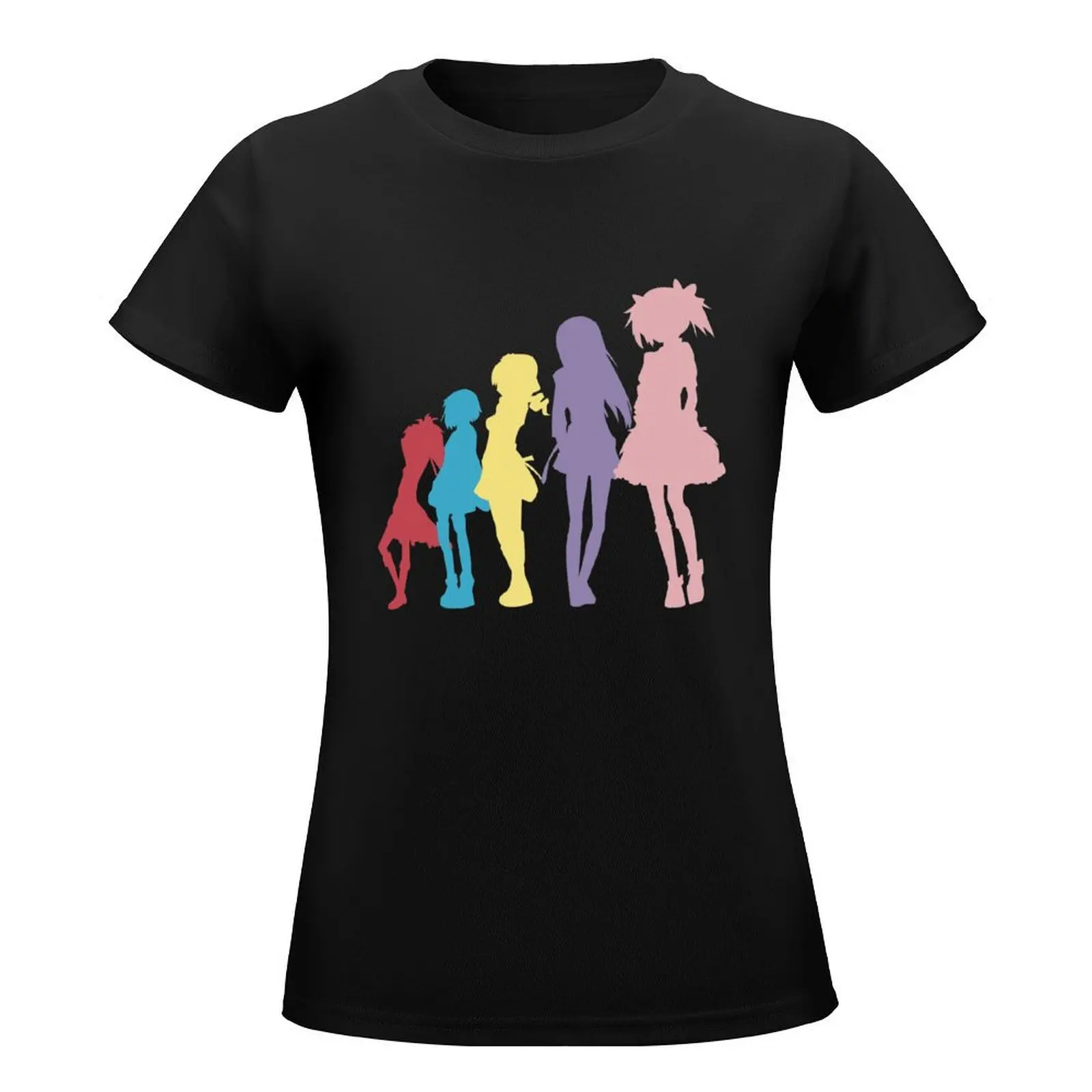 Madoka-walczmy razem, T-shirt koszulka ubrania anime hipisowskie ubrania damskie