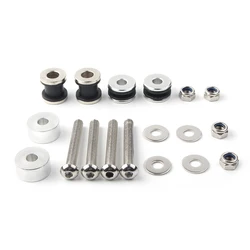 Motorcycle Detachable Sissy Bar Docking Hardware Kit For Harley Softail FLSTC FXSTC