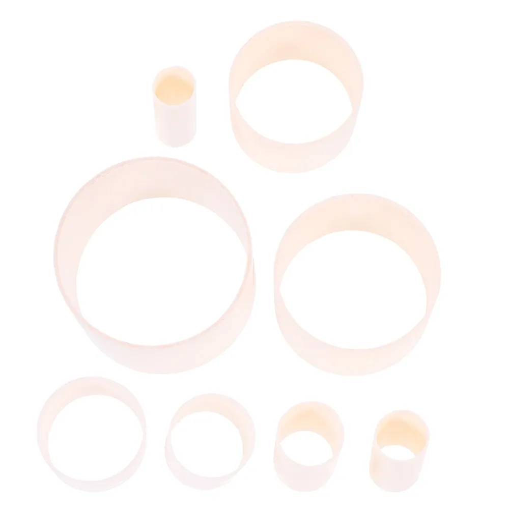 

8Pcs Flower Making Sleeves Set Screen Flowers Mold Kit Plastic Reusable DIY Craft Mold for Artificial Flower and Petal Design