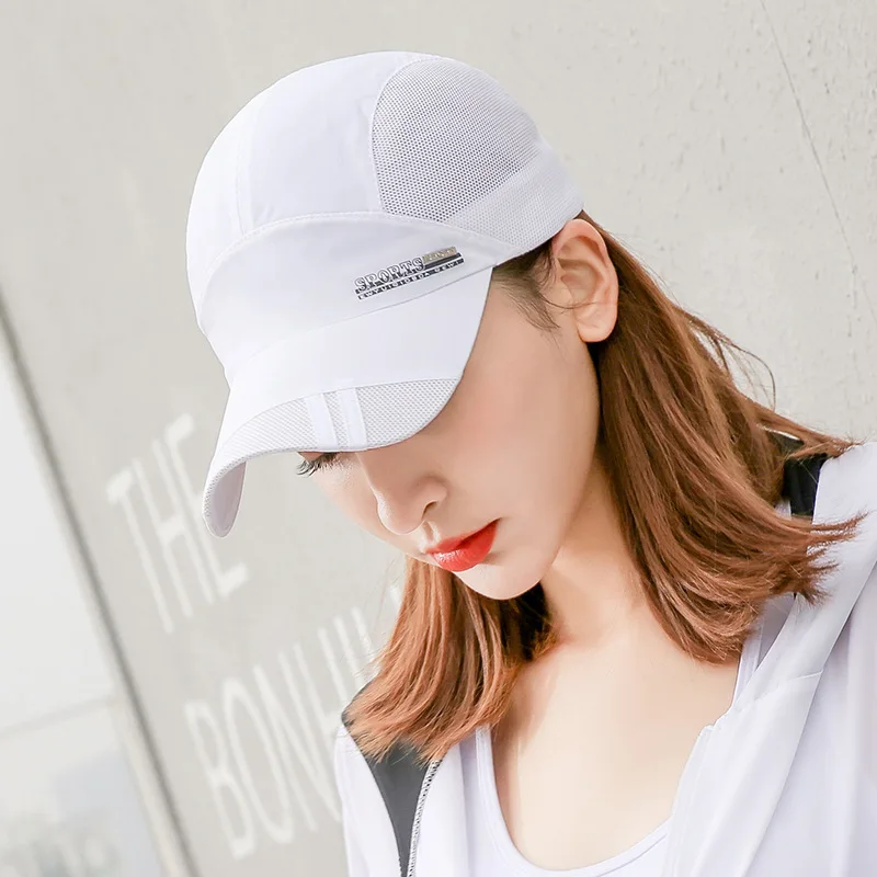 Quick Dry Men Baseball Cap for Sports Cool Mesh Summer Women Sun Hat Fishing Running Family Parent Teenager Cap