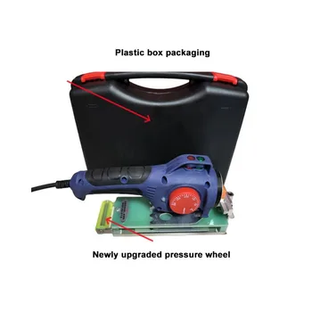 Draagbare Houtbewerking Rand Bandmachine Kleine Houten Rand Bander Apparatuur 220V 600W Voor Pvc Zelfklevende Rand Banding