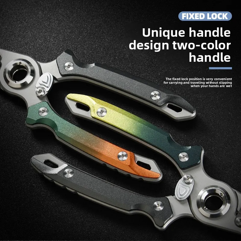 Lure Fishing Pliers TK288 17-4 Stainless Steel Multi-Functional Line Cutter Hook Straightener Hook Remover Split Ring Fishing