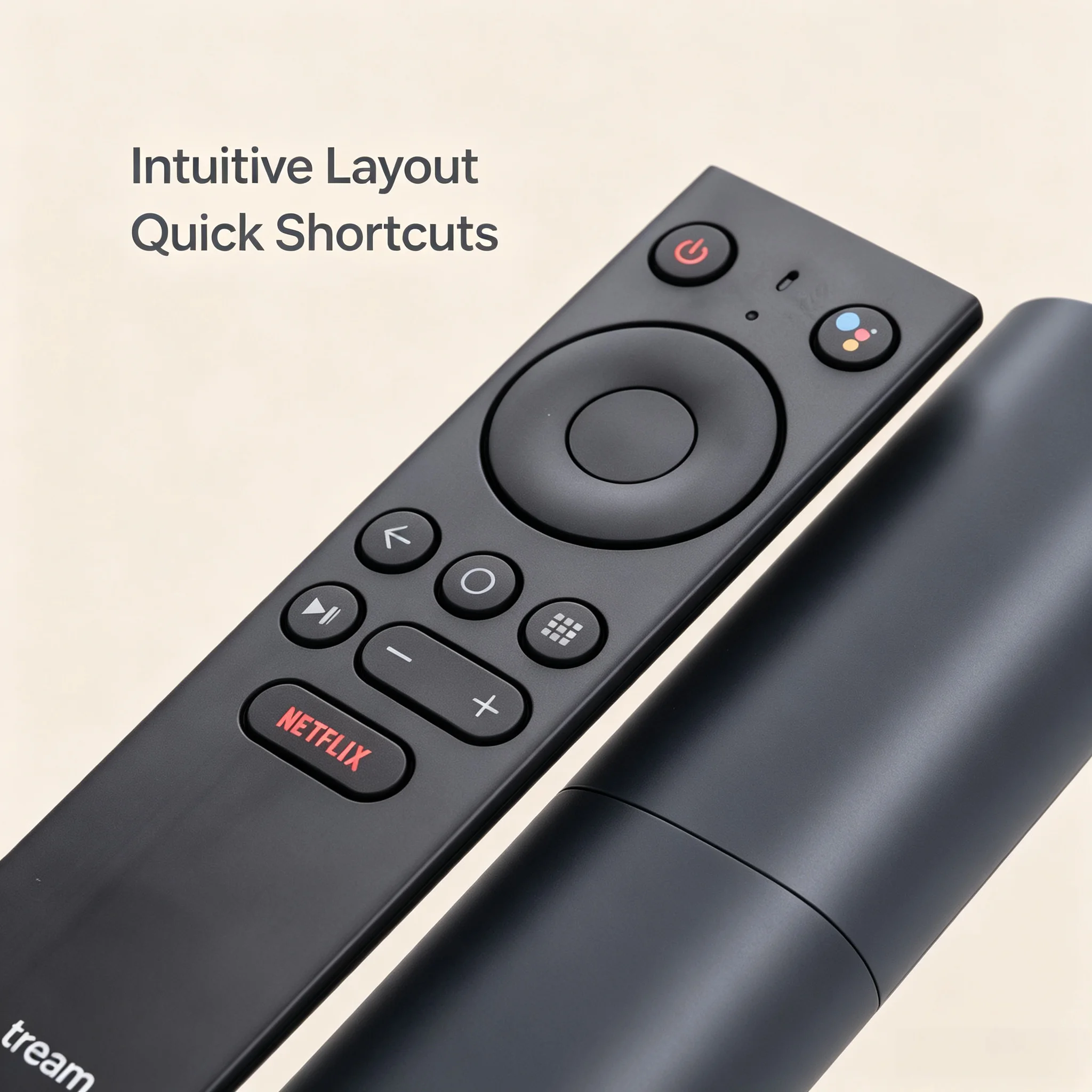 New Replacement Bluetooth Voice Remote Control for Airtel XStream Smart Stick TV, IR & Bluetooth Dual Mode, Pairing Required