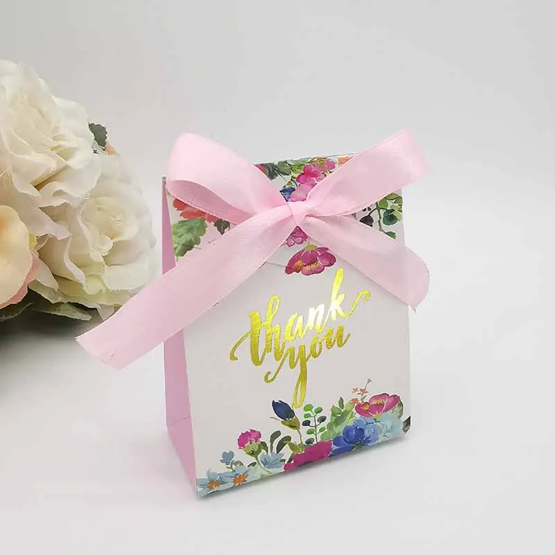 10/20 Stück Dankeschön-Papier-Süßigkeiten-Geschenkboxen, Hochzeitsgeschenke, Schokoladen-Geschenkverpackungen für Gäste, Geburtstagsparty-Dekoration – Detail 15