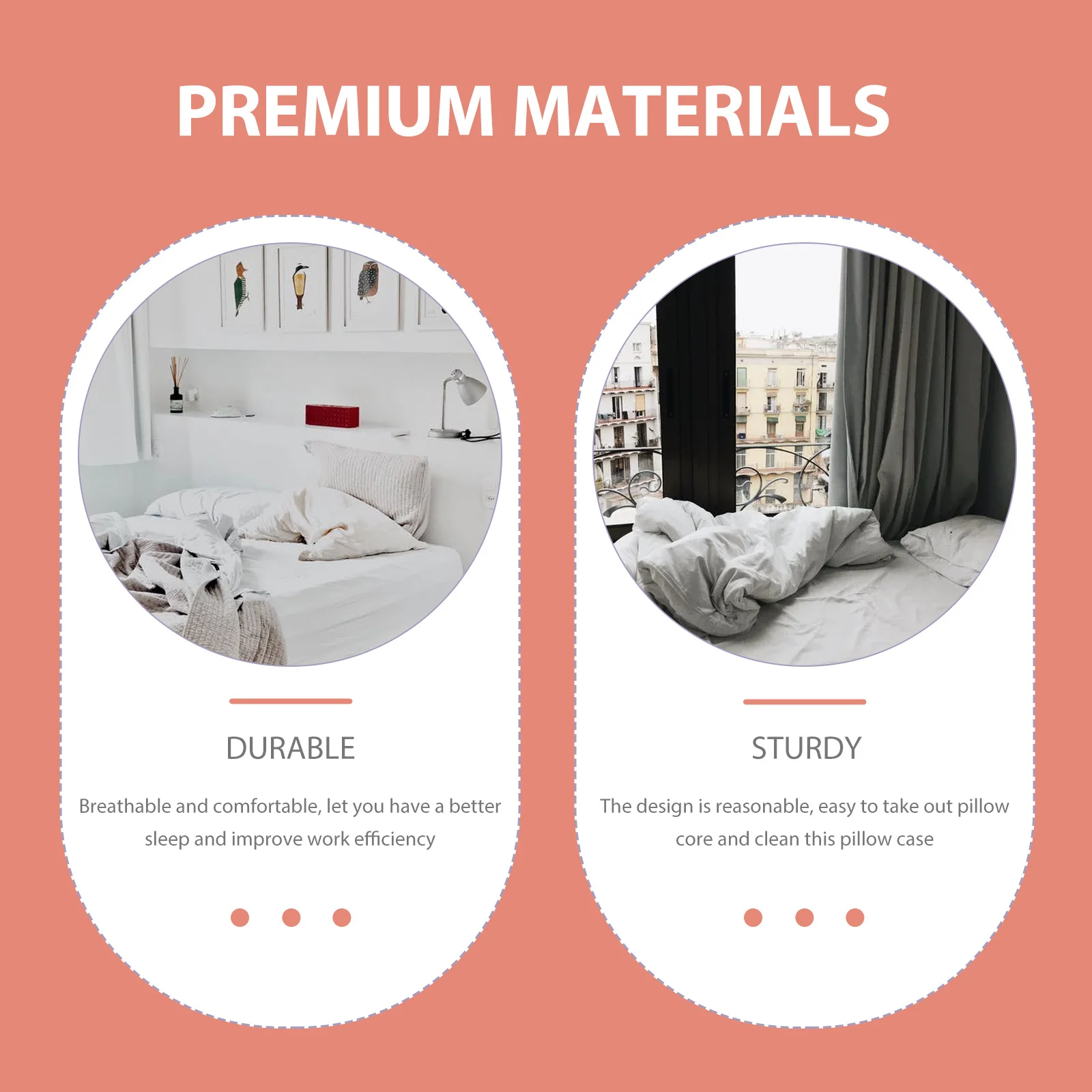 

2Pcs Ice Silk Pillowcases Premium Comfortable Pillow Covers Cooling Breathable Washable Pillowcase for Bedroom Hotel Home Use