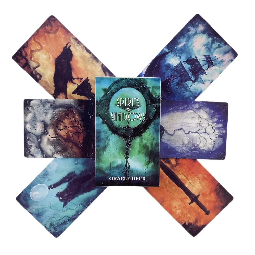 

Spirit and Shadows Oracle Cards Game Wisdom Tarot Edition Cards English Divination Board Deck Edition Versions Playing Game