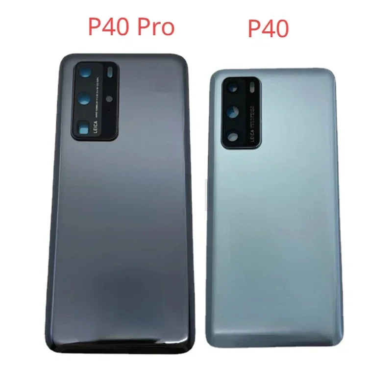 For Huawei P40 Battery Cover Rear 3D Glass Battery Door Housing Replacement Parts For Huawei P40 Pro Back Cover