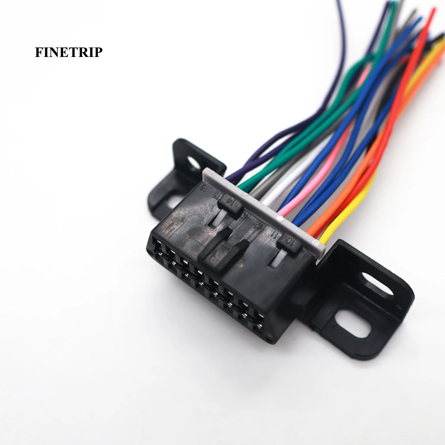 Assemble Open Obd Harness J1962F 18AWG Car Plug 16 Pin Obd2 Cable Female Extension Connector Ribbon Interface Adapter