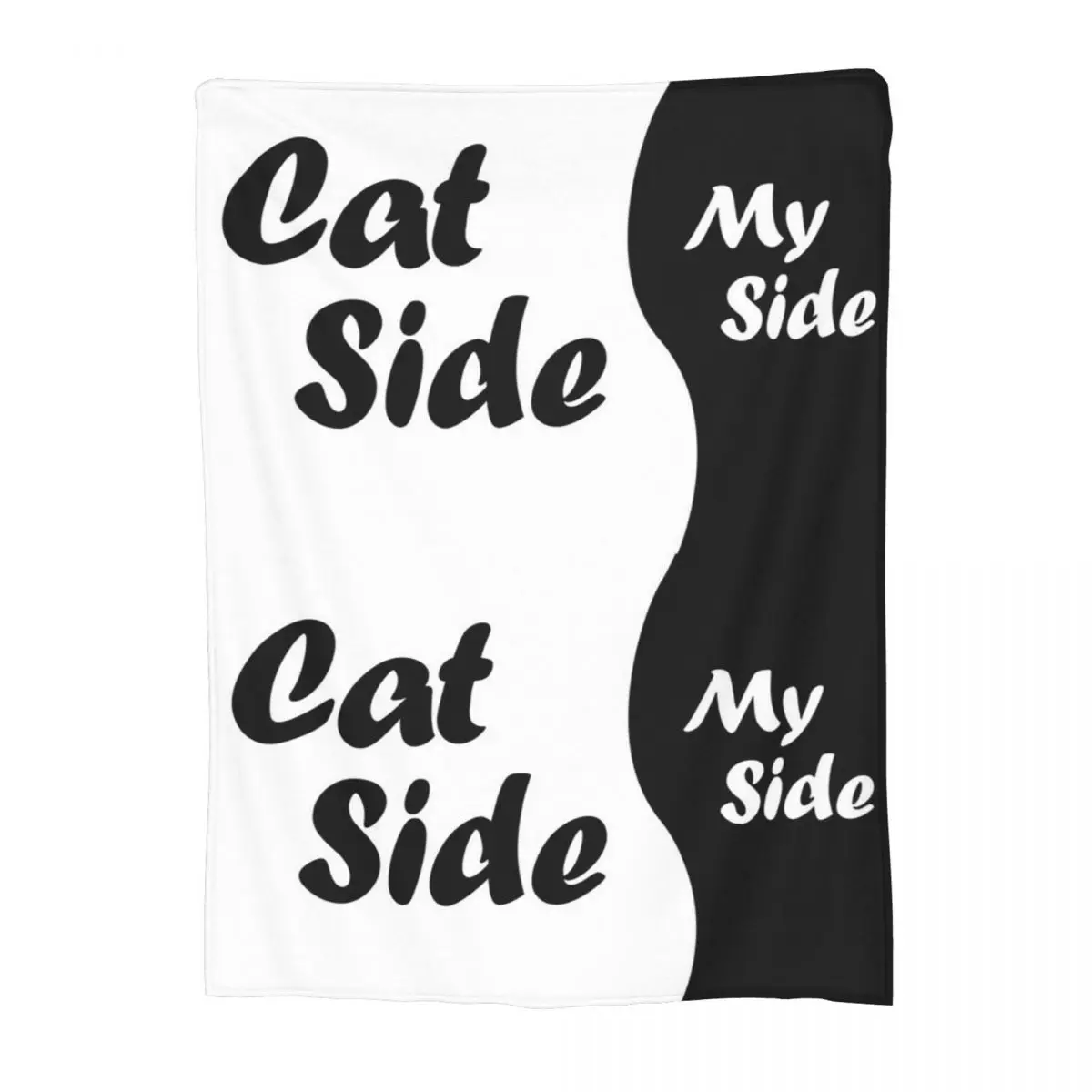 

Одеяла My Side Cat Side Funny Cat Owner, мягкое теплое фланелевое одеяло для кровати, гостиной, пикника, путешествий, дома, дивана