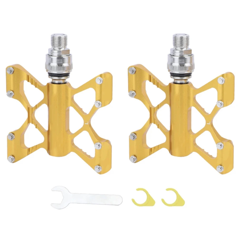 

Widened Pedal Aluminum Alloy Pedal For Commuting Anti Skid Bike Pedals Pedals Folding Bike Compatible Lightweight Design