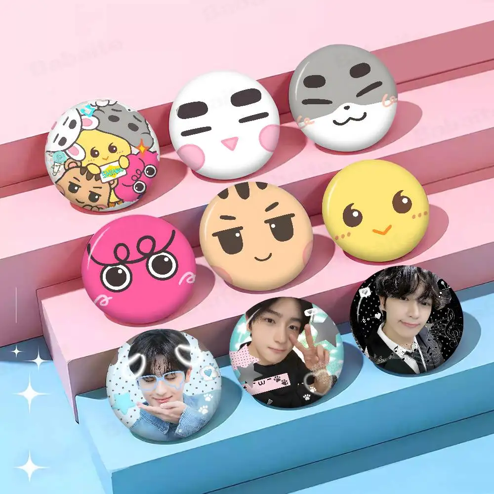 Kpop Korean Boys S-SHINeeS 32/44/58MM Customizable Button Pins Cute Funny Creative Badge Jewelry Decor Gifts for Friends
