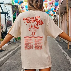 Women Back Print Funny Christian T-Shirts Retro Bible Verse T Shirt Oversized Streetwear Graphic Tees Unisex Jesus Faith Tops