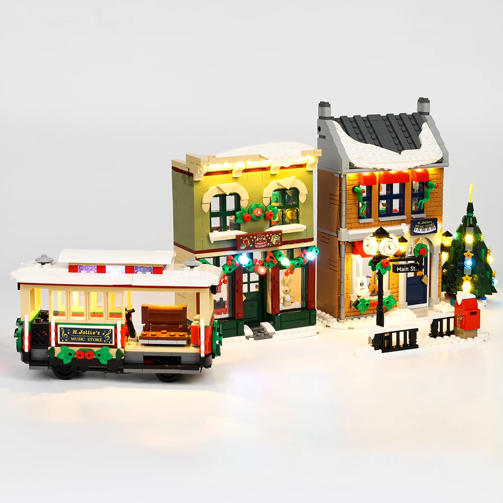 EASYLITE LED Light Kit For Christmas 10308 Holiday Main Street Building Blocks Set Bricks Toys For DIY No Model