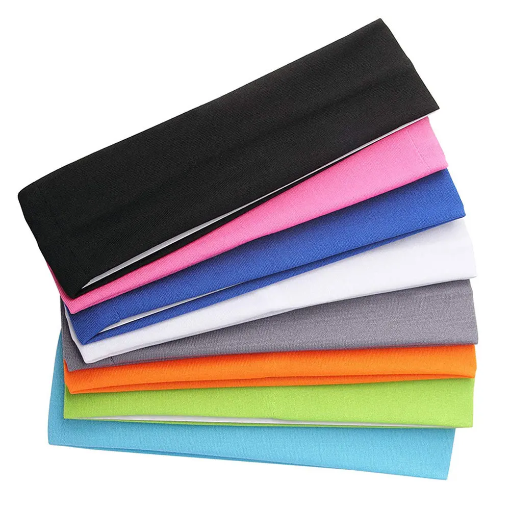 

8Pcs Exercise Head Bands for Women Girls Yoga Headbands Stretchable Breathable Sports Headwear for Gym Dance Cheer Softball