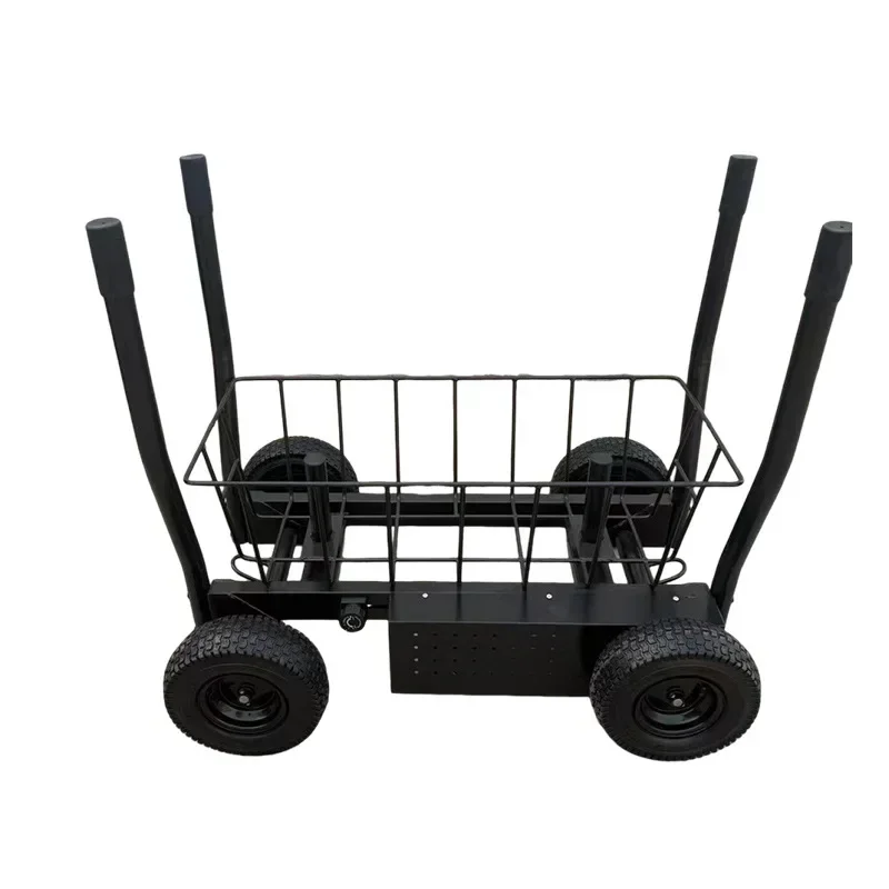 Sled Car Adjustable Resistance Tank Car New Outline Continuous Assessment Fitness Sled Car Sled  with Storage Basket