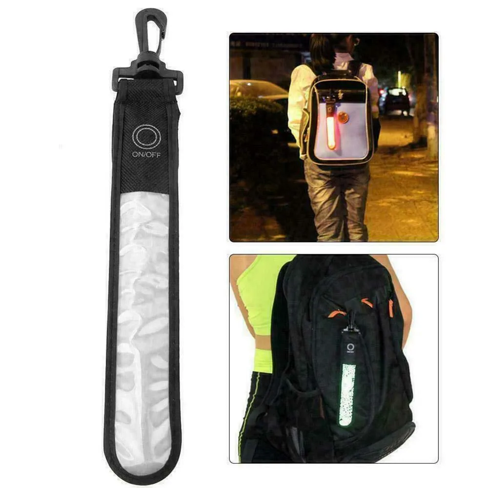 Bicycle Lights LED Light Bag Pendant Reflective Decor Reflective Lighting Pendant Reflective Belt Strap Armband Strap Light