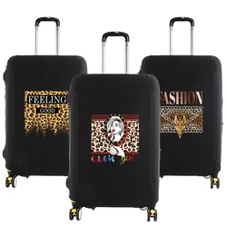 Luggage Cover 18-32 Inch Fashion Leopard Series Pattern Trolley Suitcase Elastic Dust Bags Case Travel Accessories