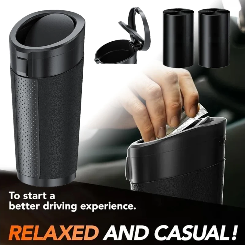 

Автомобильный мусорный бак с крышкой, автоматический органайзер для пыли с мешками для мусора, небольшой автомобильный мусорный бак, внутренний мешок для мусора, автомобильные аксессуары