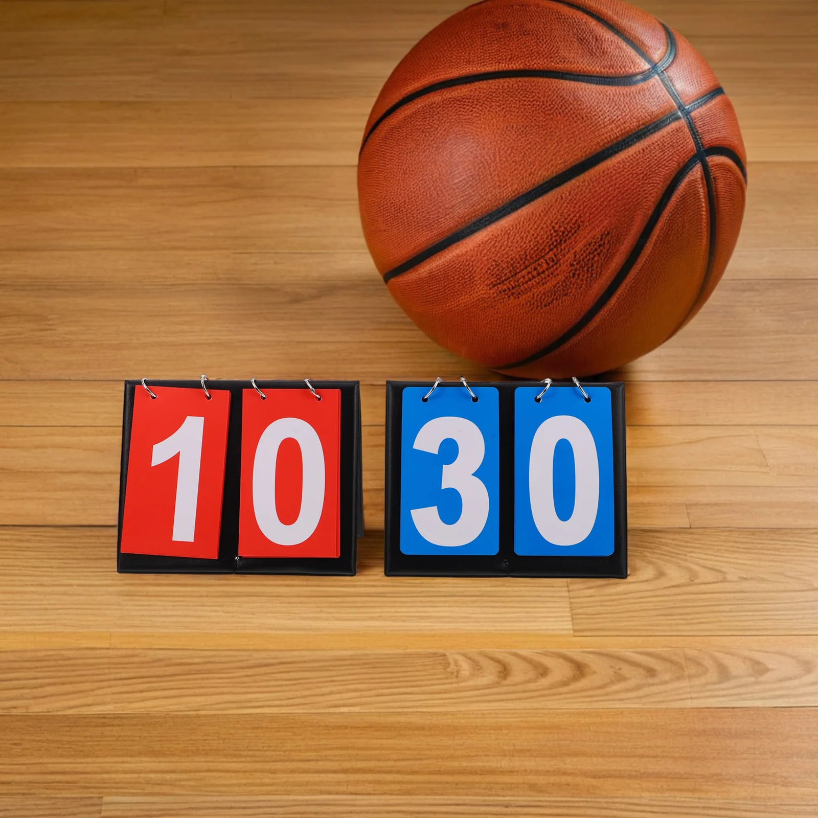 

2 шт. портативных табло для баскетбола, настольный дизайн, простое управление, многофункциональный счетчик очков для соревнований