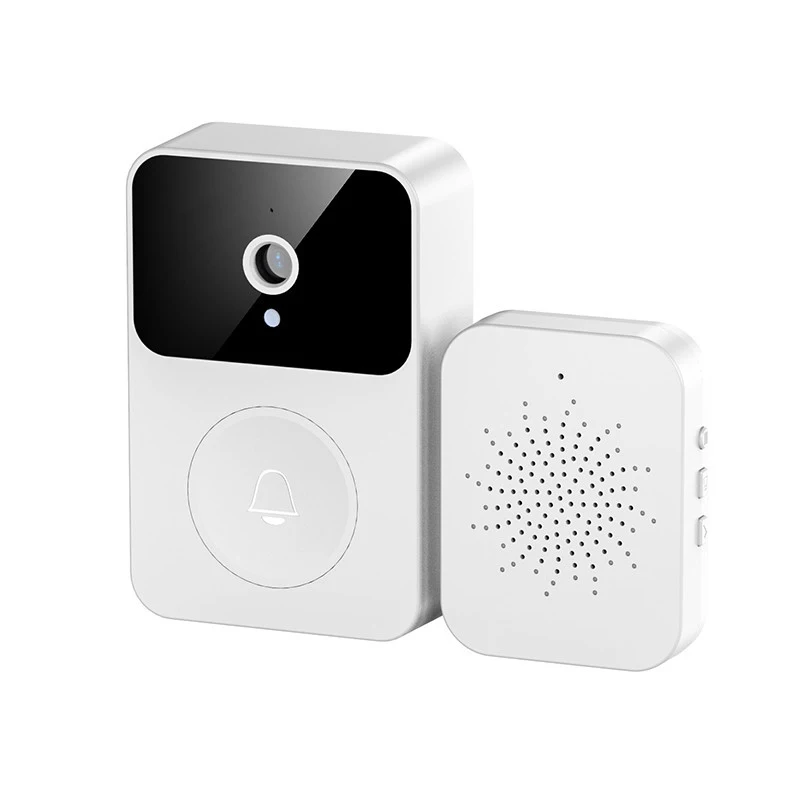 Smart WiFi Video Doorbell HD Night Vision Low Power Rechargeable Home Security Wireless 1 To 1 Intercom Doorbell
