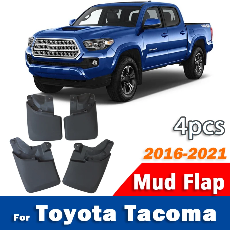 

2016 2017 2018 2019 2020 2021 FOR TOYOTA TACOMA Mudguard Mudflaps Fender Mud Flap Guards Splash Mudguards Car Accessories 4pcs